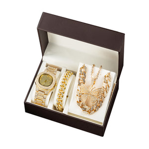 Butterfly Chain Jewelry Watch Gift Sets