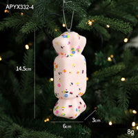 Glittered Christmas Sweets Christmas Tree Ornaments

