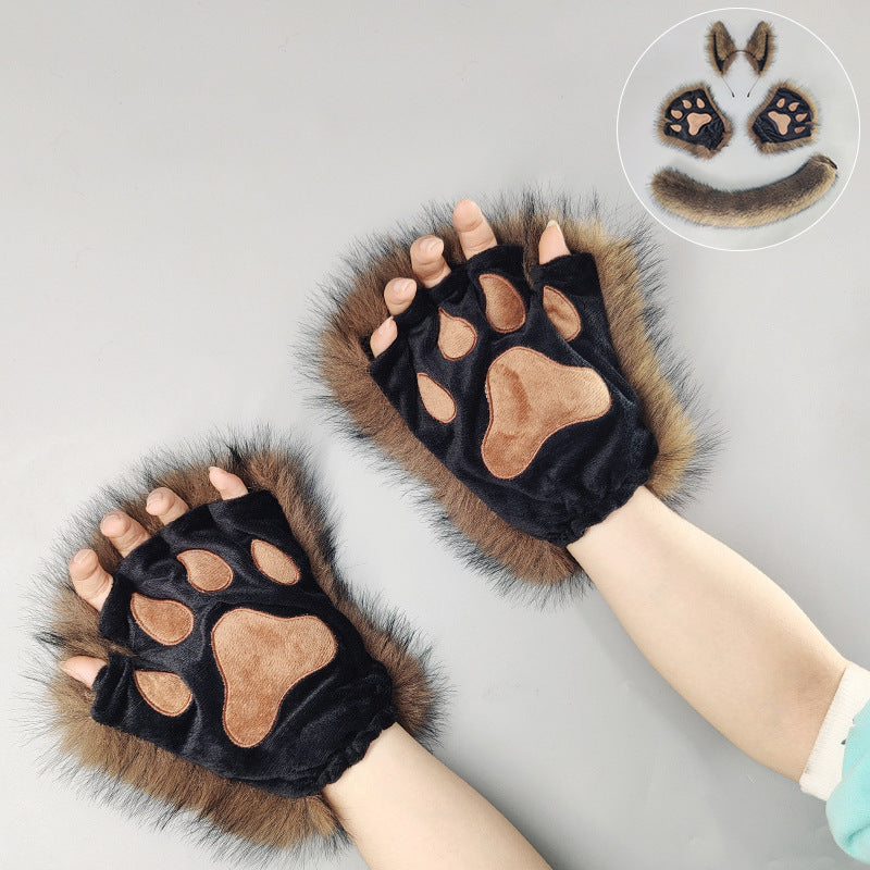 Halloween Masquerade Anime Werewolf Beast Ear Headdress Costume Props