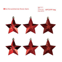 Christmas Tree Ball Star Snowflake Ornaments (6 Pcs)
