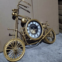 Reloj de motocicleta de hierro, decoración de pared colgante
