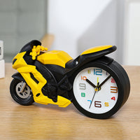 New Personalized Alarm Clock Decoration Student Craft Gift Simulation Racing Model Children's Toy Birthday Gift Clock
