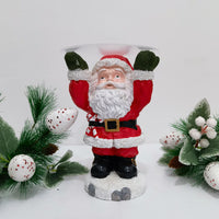 Santa Waiter Tray Sculptured Decorative Tray
