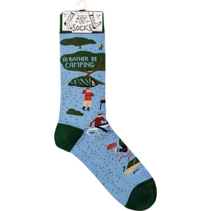 I'd Rather Be Camping Socks