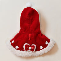 Pet Dog Christmas Holiday Cloak
