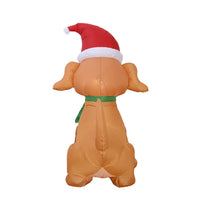 Inflatable Christmas Elf Puppy Dog Yard Decoration