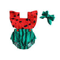 Cute Super Watermelon Baby Jumpsuit Romper (Baby/Toddler)
