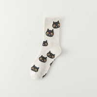 Cute Cartoon Cat Kitten Socks
