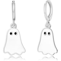 Halloween Cute Ghost Huggie Hoop Earrings
