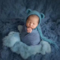 Newborn Photography Props Solid Color Background Blanket

