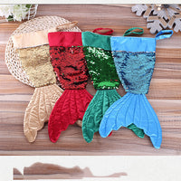 Sequined Mermaid Tail Christmas Stockings