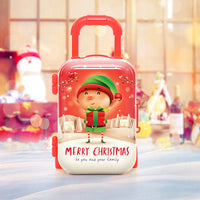 Christmas Elf Doll Suitcase Trolley Box
