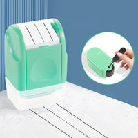 Simplified Handwriting Line Roller Stamp
