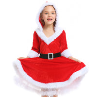 Christmas Girl Red Santa Claus Tulle Tutu Dress
