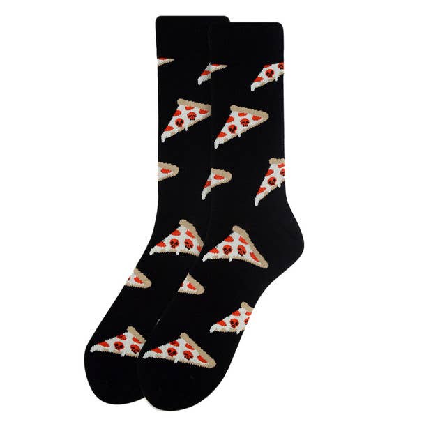 Pizza Slice Novelty Socks (Mens)