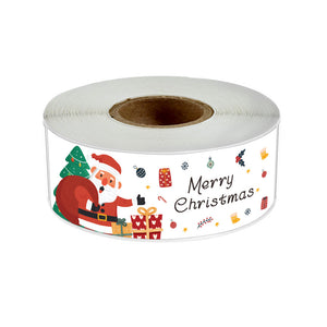 Christmas Gift Tags 120 Stickers Roll