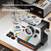 Retro Film Camera Micro-particle Building Block Toy
