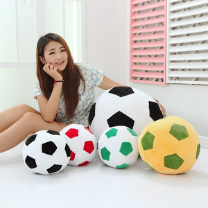 Cartoon Soccer Ball Pillow Plush