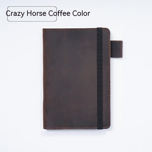 Leather Kraft Notebook Wallet