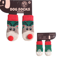 Santa Claus Dog Socks
