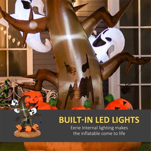 Inflatable Haunted Halloween Tree Outdoor Decoration