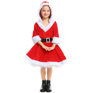 Christmas Girl Red Santa Claus Tulle Tutu Dress