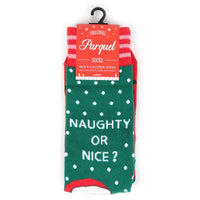 Naughty or Nice Santa Novelty Socks (Mens)
