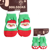 Santa Claus Dog Socks
