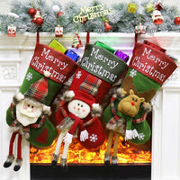 3D Plush Christmas Stocking
