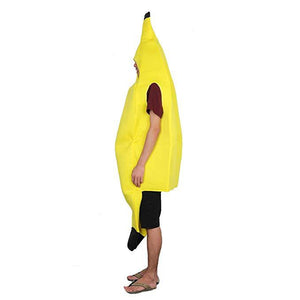 Costume de banane de fruits sexy Costume de scène d'Halloween