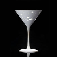 Wonderland White Martini 8,5oz - Noël - Vacances : Caisse de 12
