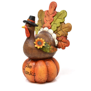 Turkey Table Decoration Figurines Party Christmas Decoration Resin Ornaments