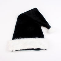 Black Christmas Hat Plush Hat
