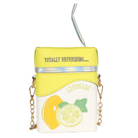 Embroidered Strawberry Milk Lemonade Juice Box Shoulder Bag