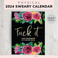Calendario 2024 para mujeres cansadas