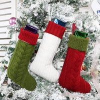 Knitted Medium Christmas Stockings
