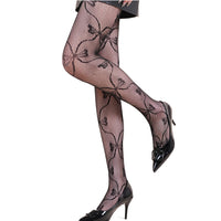 Halloween Spider Web Leopard Print Fishnet Stockings