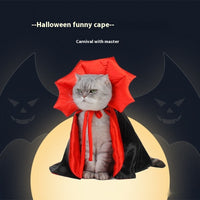 Halloween Pet Cat Dog Cloak Cape Costume
