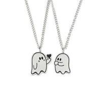 Halloween Cute Love Ghost Necklace Couple Pendant Necklace Men Women Accessories
