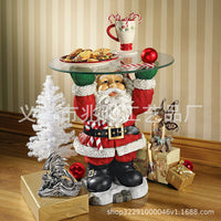 Santa Waiter Tray Sculptured Decorative Tray
