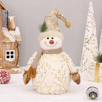 Velvet Christmas Snowman Decoration