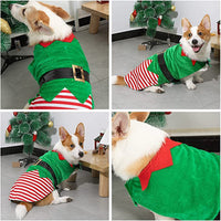 Christmas Green Elf Pet Clothes
