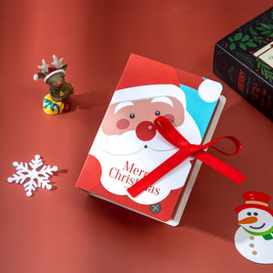 Caja de regalo de libro mágico creativo de dulces navideños