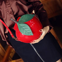 One-shoulder Crossbody  Apple Hard Shell Bag
