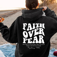 Faith Over Fear Psalms 118:6 Sweatshirt