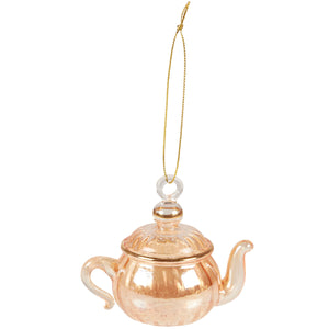 Glass Teapot Ornament