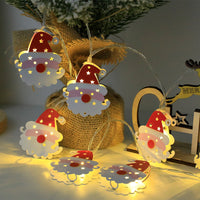 Christmas LED Light String Santa Claus Elk Snowman Xmas Ornament String Light Christmas Decorations New Year Navidad Gift
