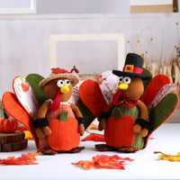 New Harvest Festival Pumpkin Turkey Shape
