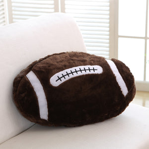 Sports Ball Shaped Plush Cushion Pillows