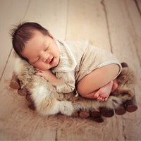 Newborn Photography Props Solid Color Background Blanket

